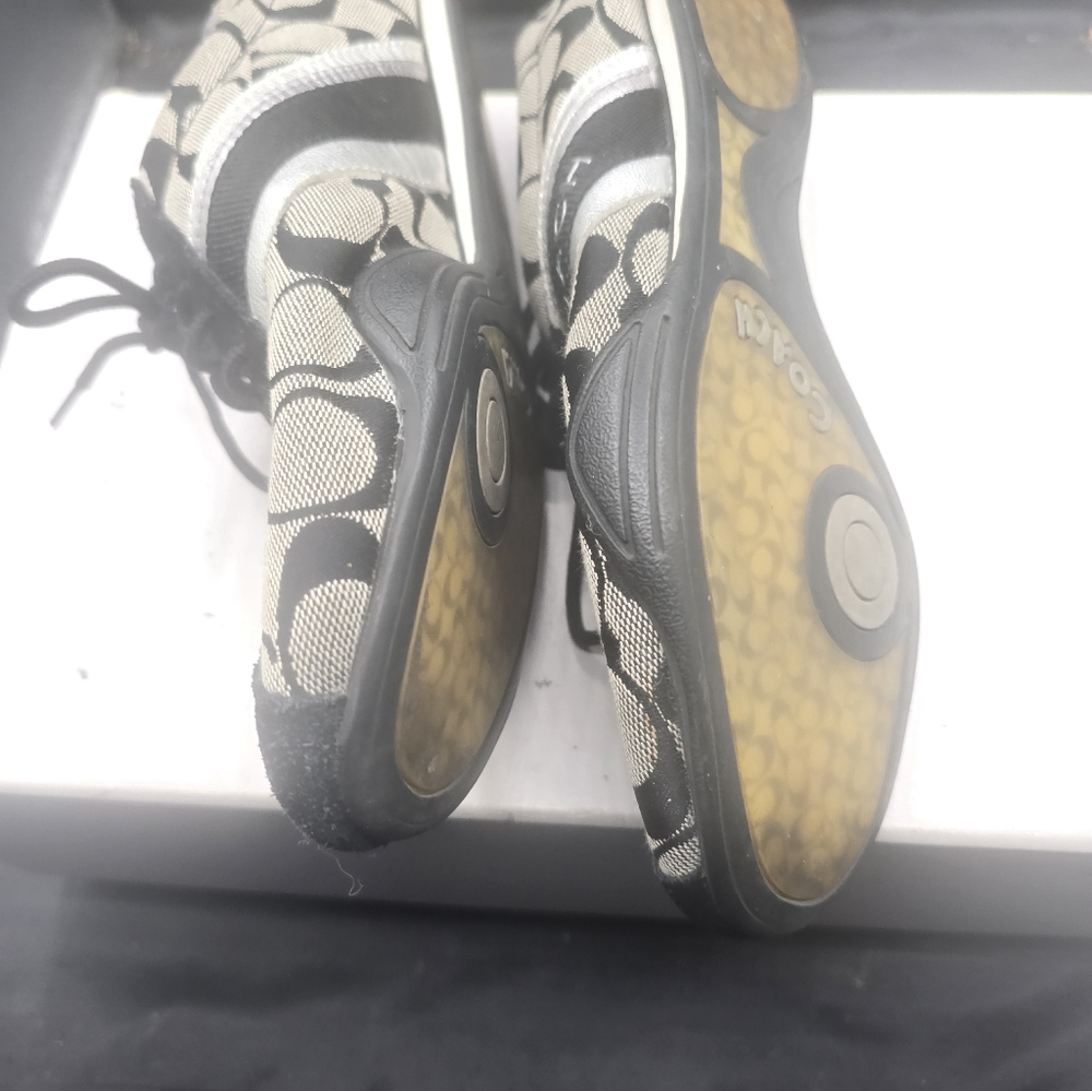 Coach Black and Silver Patterned‎ Sneakers - Picture 2 of 7